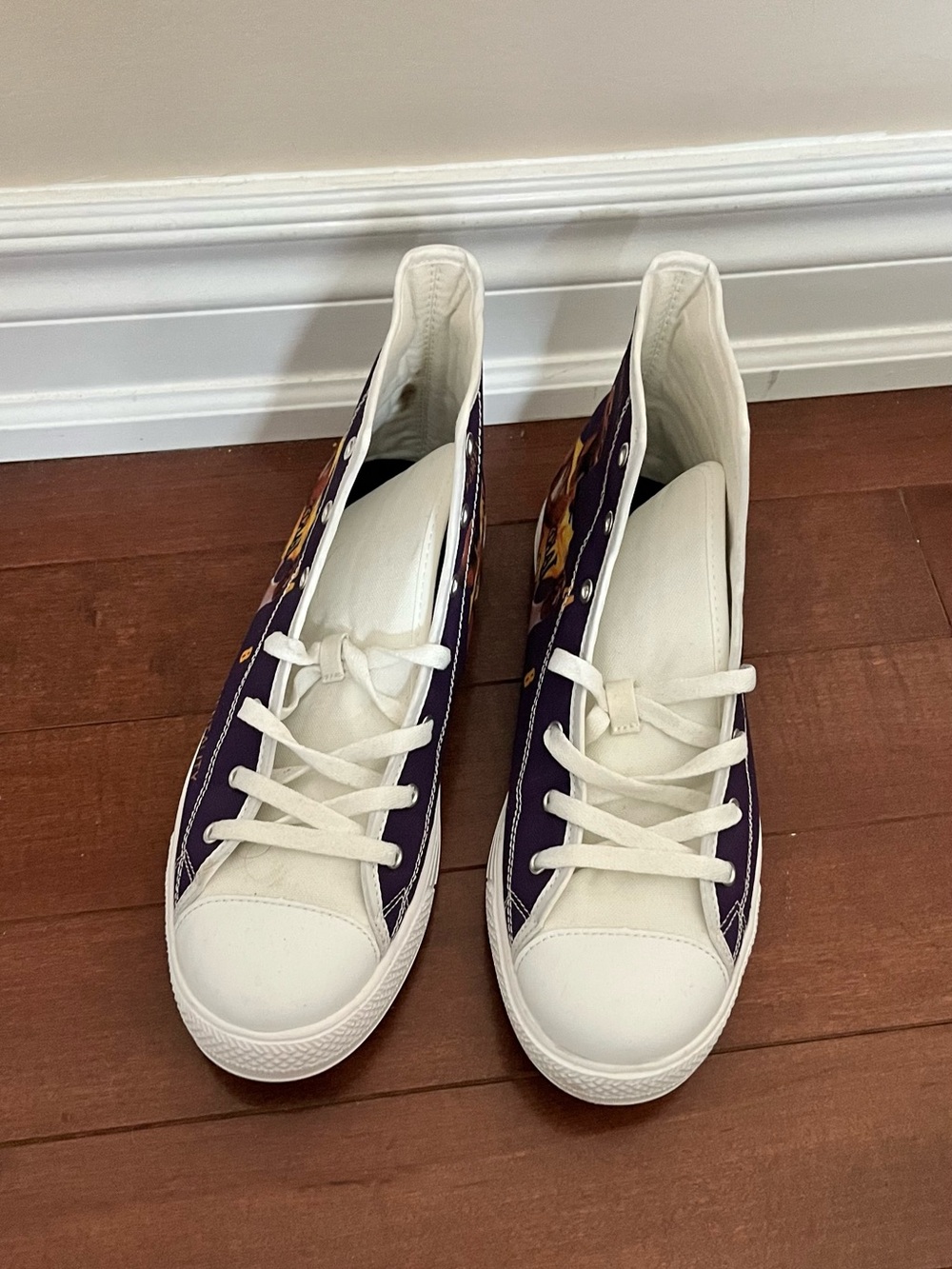 Kobe Bryant Purple Graphic High-Top Tribute Sneakers - Picture 4 of 5